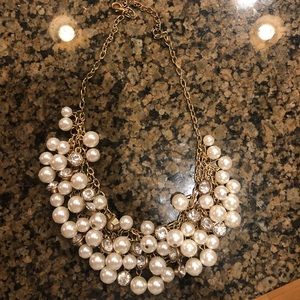 Beautiful pearl statement necklace